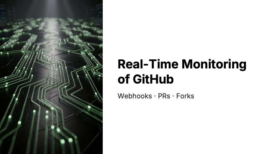 Real-Time GitHub Monitoring
